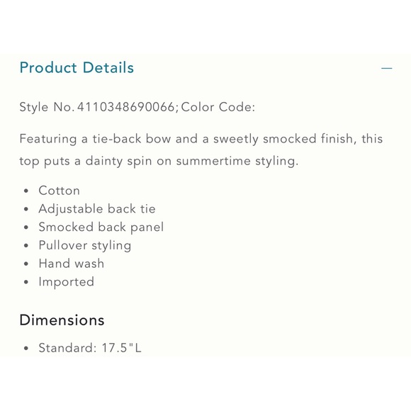 Anthropologie Smocked Tie-Back Tank NWT Size XL - Picture 16 of 16